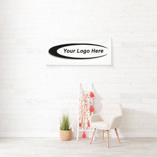 Eigen banner uni White - eigen kleur (Insitu)