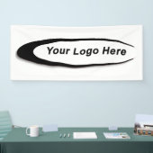 Eigen banner uni White - eigen kleur (Beurs)