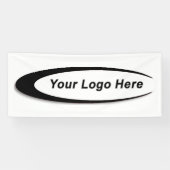 Eigen banner uni White - eigen kleur (Horizontaal)