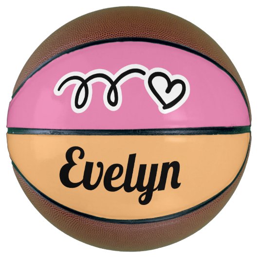 Eigen basketbalsport Birthday cadeau voor meisje Basketbal (Voorkant)
