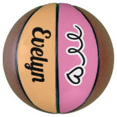 Eigen basketbalsport Birthday cadeau voor meisje Basketbal (Verticaal)