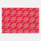 Eigen basketbalvelbladen voor kerstmis inpakpapier vel (Voorkant 2)