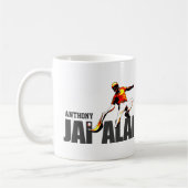 Eigen, Baskische sport Jai Alai / Cesta Punta logo Koffiemok (Links)