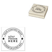 Eigen bedrijf Logo Rubberstempel (Gestempeld)