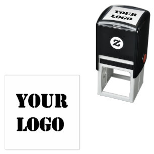 Eigen bedrijf logo zelfinkende stempel voorbeeld