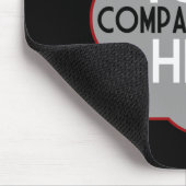 Eigen bedrijfs Logo Aangepast bedrijf Gebeurtenis  Muismat (Hoek)