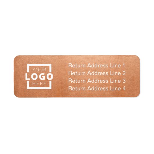 Eigen bedrijfslabel voor Logo Etiket (Voorkant)