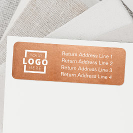 Eigen bedrijfslabel voor Logo Etiket