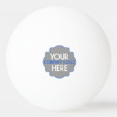 Eigen bedrijfsLogo van de Gebeurtenis van het Bedr Pingpongbal (Voorkant)