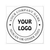 Eigen bedrijfslogo zelfinkende stempel (Design)
