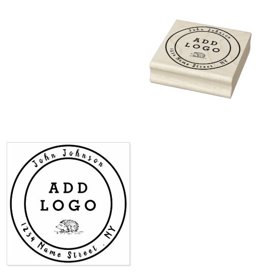 Eigen bedrijfsrubberen stempel (Gestempeld)