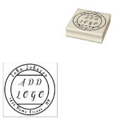 Eigen bedrijfsrubberen stempel (Gestempeld)