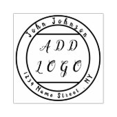 Eigen bedrijfsrubberen stempel (Afrduk)