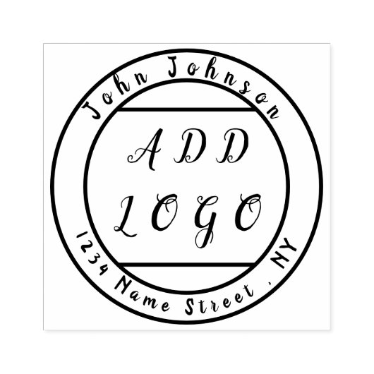 Eigen bedrijfsrubberen stempel (Afrduk)