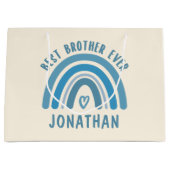 Eigen, beste broerzenknopjes voor regenboogbreder groot cadeauzakje (Voorkant)