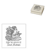 Eigen bibliotheekuil rubberstempel (Gestempeld)
