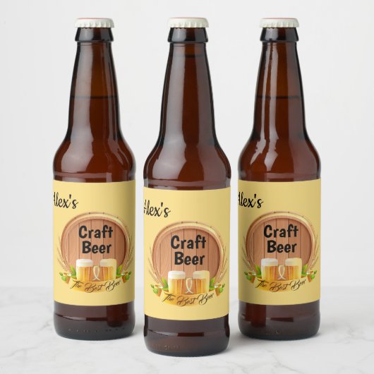 Eigen bierlabel instellen bier etiket (Flessen)