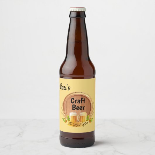 Eigen bierlabel instellen bier etiket (Voorkant)