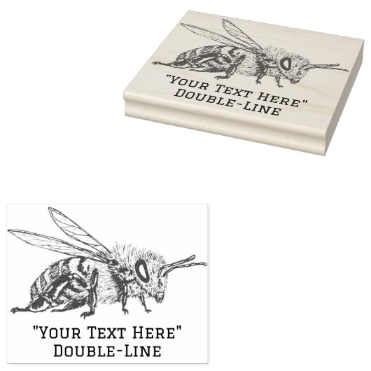 Eigen bietstempel rubberstempel (Gestempeld)