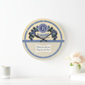 Eigen  blauwe bessen voor keuken in kleur grote klok (Huis)