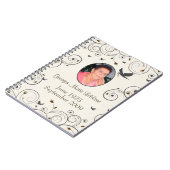 Eigen bloemen en zirls Memorial Guestbook Notitieboek (Linkerzijde)