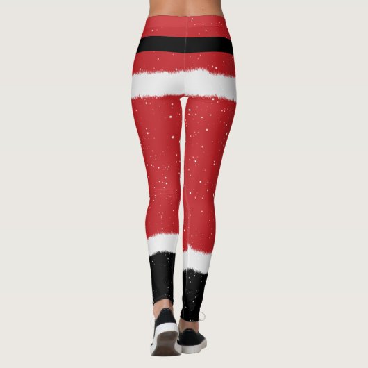 Eigen boodschap voor kerstmis leggings (Achterkant)