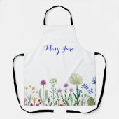 Eigen botanische tuin schort (Voorkant)