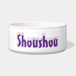 Eigen box voor dieren voerbakje