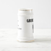 Eigen bruiloft Groomsman Beer Stein Bierpul (Center)