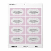 Eigen bruiloft RSVP Bridal Sweet 16th Baby shower Etiket (Full Sheet)