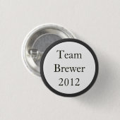 Eigen bruiloft Team Pinback Buttonnen Ronde Button 3,2 Cm (Voorkant /achterkant)