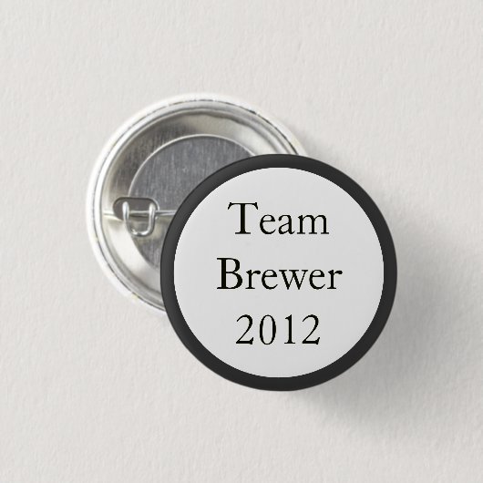Eigen bruiloft Team Pinback Buttonnen Ronde Button 3,2 Cm (Voorkant /achterkant)