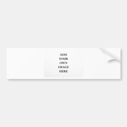 Eigen Bumpersticker (Voorkant)