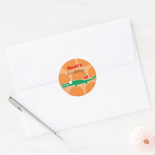 Eigen cadeaubon voor cartoon - Etiket sticker
