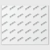 Eigen cadeaubonnen voor bedrijven met logo cadeaupapier (Vlak)