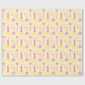 Eigen cadeauomslag voor speciale verjaardagsbloem cadeaupapier (Vlak)