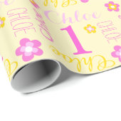 Eigen cadeauomslag voor speciale verjaardagsbloem cadeaupapier (Rol Hoek)