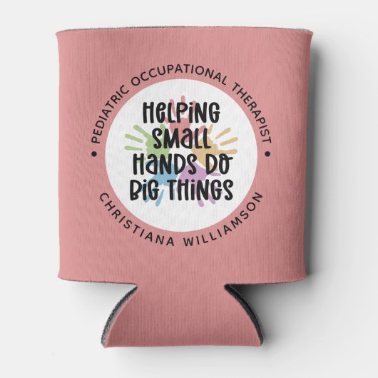 Eigen cadeaus voor kinderen tegen beroepsmatige be blikjeskoeler (Voorkant)