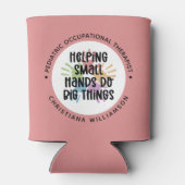 Eigen cadeaus voor kinderen tegen beroepsmatige be blikjeskoeler (Achterkant)