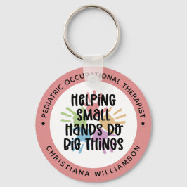 Eigen cadeaus voor kinderen tegen beroepsmatige be sleutelhanger