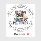 Eigen cadeaus voor kinderen tegen beroepsmatige be sticker (Vel)