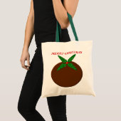 Eigen cadeautas met kerstcadeau voor prettig kerst tote bag (Voorkant (product))