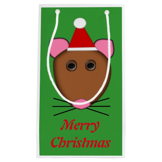 Eigen cadeautas voor kerstmis met fijne kerst (Voorkant)