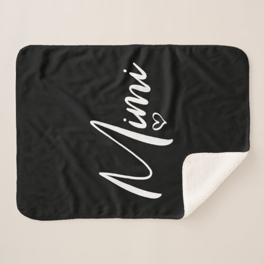 Eigen cadeautjes op de verjaardag van Mimi|Persoon Sherpa Deken (Voorkant (horizontaal))