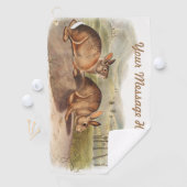 Eigen cadeautjes voor Bachman Hare Rabbit Camping Golfhanddoek (Insitu)