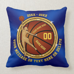 Eigen cadeautjes voor meisjes in de nacht voor Bas Kussen