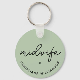 Eigen cadeautjes voor midwifery-toepassingen sleutelhanger