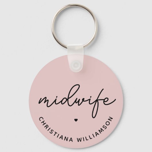 Eigen cadeautjes voor midwifery-toepassingen sleutelhanger (Voorkant)