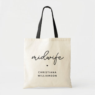 Eigen cadeautjes voor midwifery-toepassingen tote bag