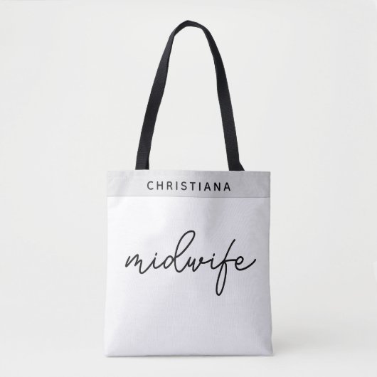 Eigen cadeautjes voor midwifery-toepassingen tote bag (Voorkant)